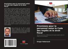 Buchcover von Provisions pour le personnel selon le Code des impôts et le droit fiscal