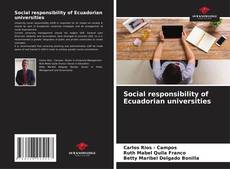 Social responsibility of Ecuadorian universities的封面