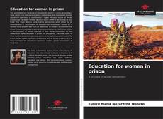 Portada del libro de Education for women in prison