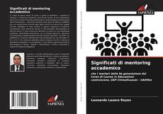 Capa do livro de Significati di mentoring accademico 
