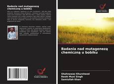 Обложка Badania nad mutagenezą chemiczną u bobiku