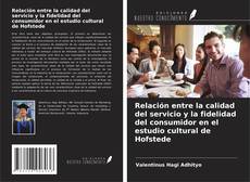 Buchcover von Relación entre la calidad del servicio y la fidelidad del consumidor en el estudio cultural de Hofstede