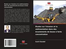 Capa do livro de Études sur l'érosion et la sédimentation dans des écoulements de boues à forte concentration 
