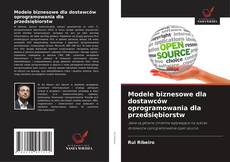 Couverture de Modele biznesowe dla dostawców oprogramowania dla przedsiębiorstw
