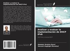 Обложка Analizar y evaluar la implementación de DHCP IPv6