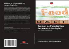 Buchcover von Examen de l'application des nanotechnologies