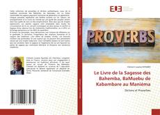 Capa do livro de Le Livre de la Sagesse des Bahemba, BaMuebu de Kabambare au Manièma 