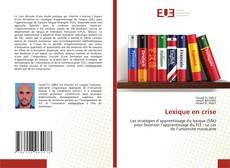 Capa do livro de Lexique en crise 