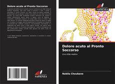 Capa do livro de Dolore acuto al Pronto Soccorso 