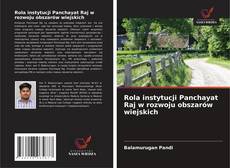 Rola instytucji Panchayat Raj w rozwoju obszarów wiejskich的封面