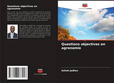 Questions objectives en agronomie kitap kapağı