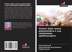 Capa do livro de Sintesi della resina poliammidica e sua valutazione spettroscopica 