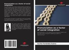 Buchcover von Pronunciation as a factor of social integration