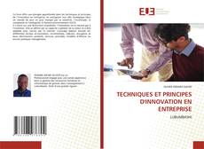 TECHNIQUES ET PRINCIPES D'INNOVATION EN ENTREPRISE的封面