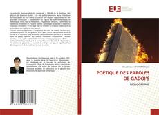 Copertina di POÉTIQUE DES PAROLES DE GADOI’S