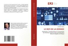 Buchcover von LE DEFI DE LA DONNEE