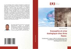 Copertina di Ecosophie et crise écologique chez Arne Naess