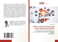 Mise en place progressive d'une démarche qualité kitap kapağı