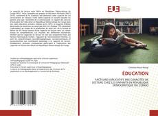 Copertina di ÉDUCATION