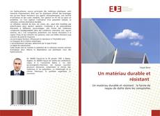 Copertina di Un matériau durable et résistant
