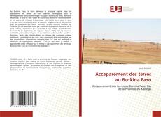 Buchcover von Accaparement des terres au Burkina Faso