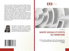 MIXITÉ SOCIALE ET EFFETS DU TERRITOIRE kitap kapağı