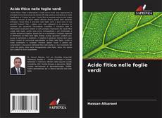 Buchcover von Acido fitico nelle foglie verdi