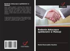 Portada del libro de Badanie dotyczące spółdzielni w Malezji