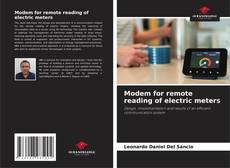 Capa do livro de Modem for remote reading of electric meters 