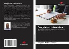 Capa do livro de Congolese customs law 
