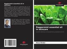 Peppermint essential oil in skincare kitap kapağı