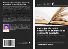 Buchcover von Participación de los docentes en el proceso de desarrollo curricular