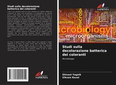 Buchcover von Studi sulla decolorazione batterica dei coloranti