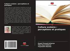 Buchcover von Culture scolaire : perceptions et pratiques