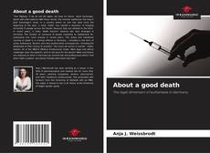 Capa do livro de About a good death 