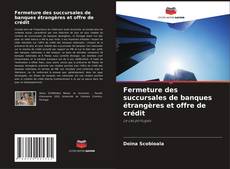 Buchcover von Fermeture des succursales de banques étrangères et offre de crédit