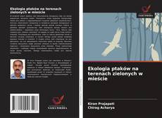 Buchcover von Ekologia ptaków na terenach zielonych w mieście