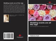 Capa do livro de Wedding events are all the rage 
