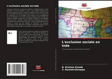 Buchcover von L'exclusion sociale en Inde