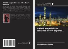 Portada del libro de HAZOP en palabras sencillas de un experto