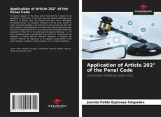 Capa do livro de Application of Article 202° of the Penal Code 
