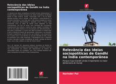 Couverture de Relevância das ideias sociopolíticas de Gandhi na Índia contemporânea