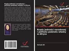 Copertina di Rządy jedności narodowej i polityka podziału władzy w Afryce