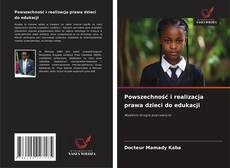 Copertina di Powszechność i realizacja prawa dzieci do edukacji