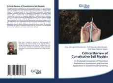 Critical Review of Constitutive Soil Models的封面