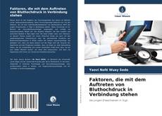 Copertina di Faktoren, die mit dem Auftreten von Bluthochdruck in Verbindung stehen