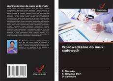 Capa do livro de Wprowadzenie do nauk sądowych 