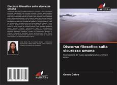 Discorso filosofico sulla sicurezza umana kitap kapağı