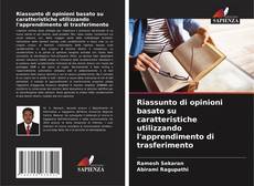 Copertina di Riassunto di opinioni basato su caratteristiche utilizzando l'apprendimento di trasferimento