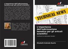 L'importanza dell'indicizzazione tematica per gli articoli scientifici kitap kapağı